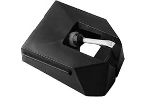 TELIGREAT AT-VMN95E Diamond Replacement Stylus Needle for VM95 Series, Compatible with Audio Technica AT-LP120X Vinyl Turntables - Black