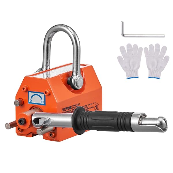 VEVOR MAGNETIC LIFTER, 220 LBS/100 KG PULLING CAPACITY,...