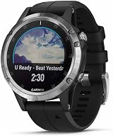 Garmin Fenix 5 Plus Smartwatch Music Maps Pay Black Multisport GPS 010-01988-11 view 4