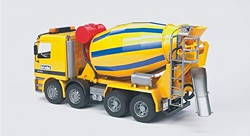 bruder mercedes cement mixer