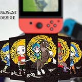 NFC Tag Game Cards for the Legend of Zelda Breath of the Wild Switch / Wii U-【Newest Black Version】22pcs Cards with Card Box
