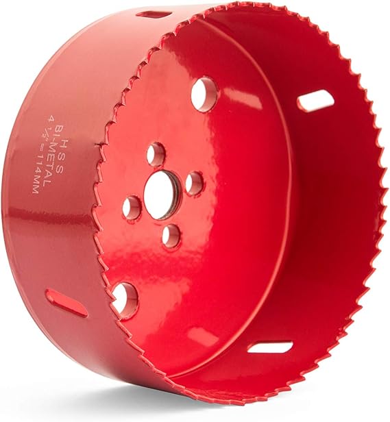 41/2 inch BiMetal Hole Saw, Abuff 38mm Depth HSS 41/2