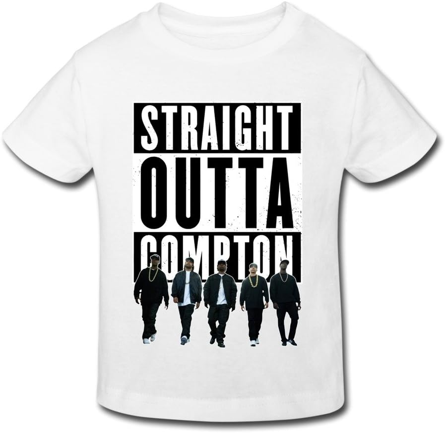 AOPO Straight Outta Compton 2015 Film T-shirt For Toddlers Unisex (2-6 Years) 4 Toddler White