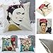 Beautyonline 4Pcs Mexican Style Cotton Linen Throw Pillow Case Cushion Cover Pillow Covers Home Car Decor 17.7x17.7''