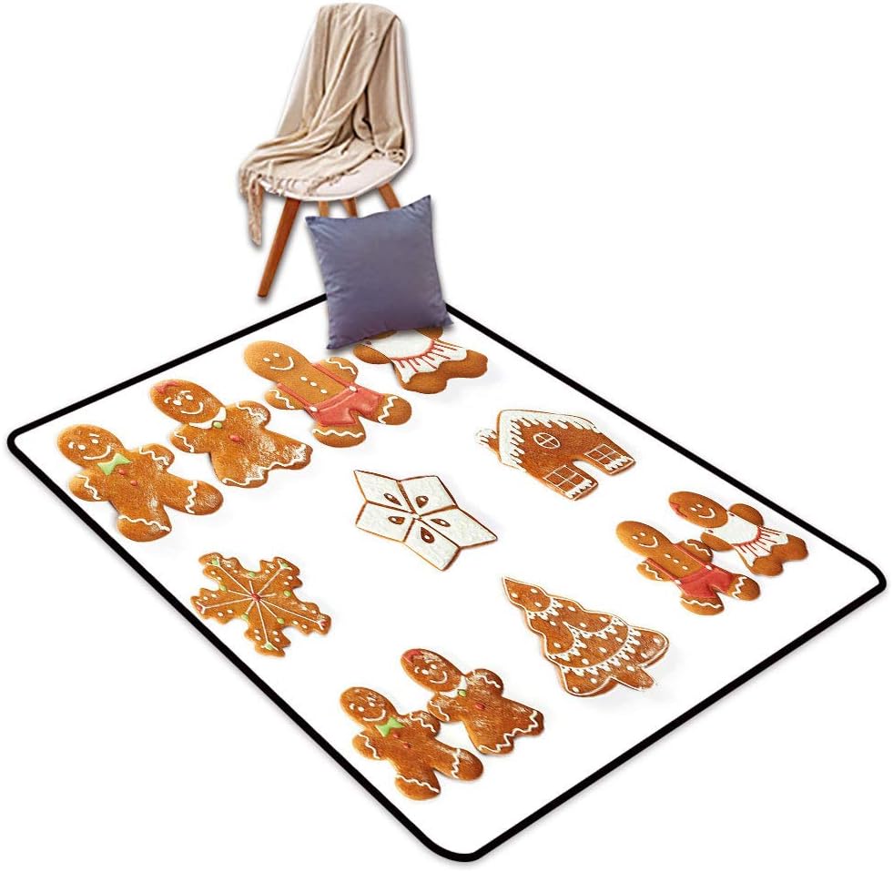 Amazon.com : Nansaprint Gingerbread Man Entryway Rug Carpets, Vivid