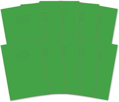 Hamelin A4 Exercise Books 48 Pages Light Green Pack of 10 8 mm Ruled