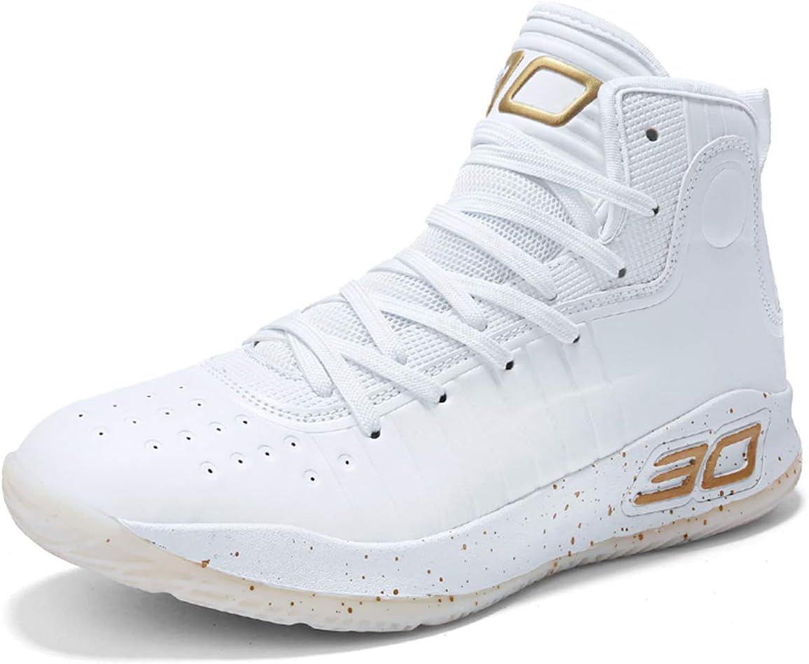 Men's Basketball Shoes Performance Shock Absorption Basketball Boots Trainer Sneakers 39-45