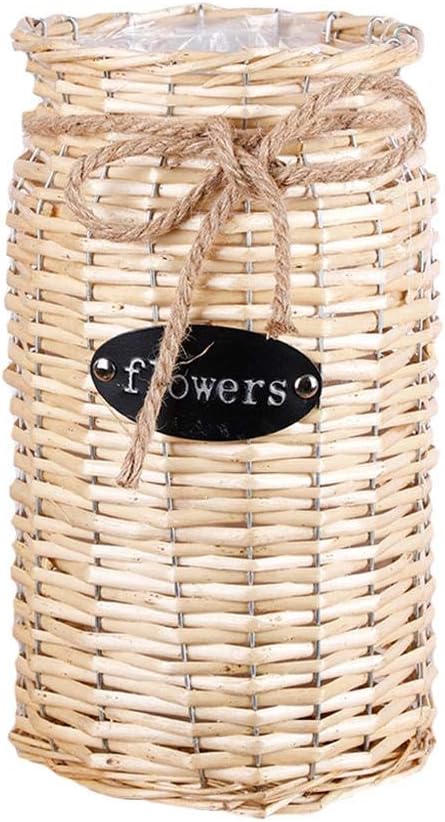 Amazon Com Wicker Weave Floor Vase Hand Made Flower Basket Ideal