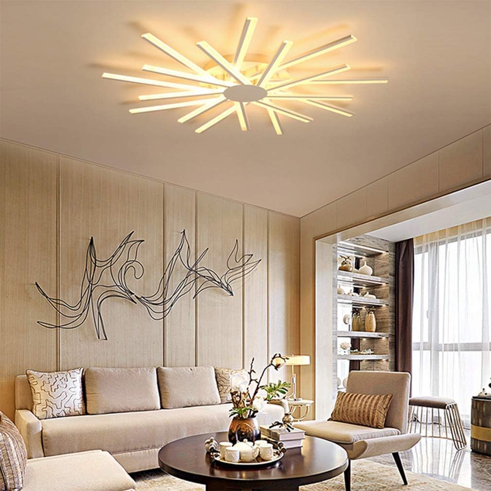 YXZN Lámpara de Techo LED Araña de acrílico Luz Moderna Simple