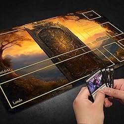 Premium Stitched MTG Playmat with Zones and