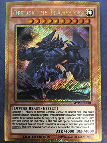 Obelisk the tormentor mvpc-en001 gold rare dark side of…