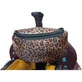 Showman Cheetah Print Insulated Nylon Saddle Pouch