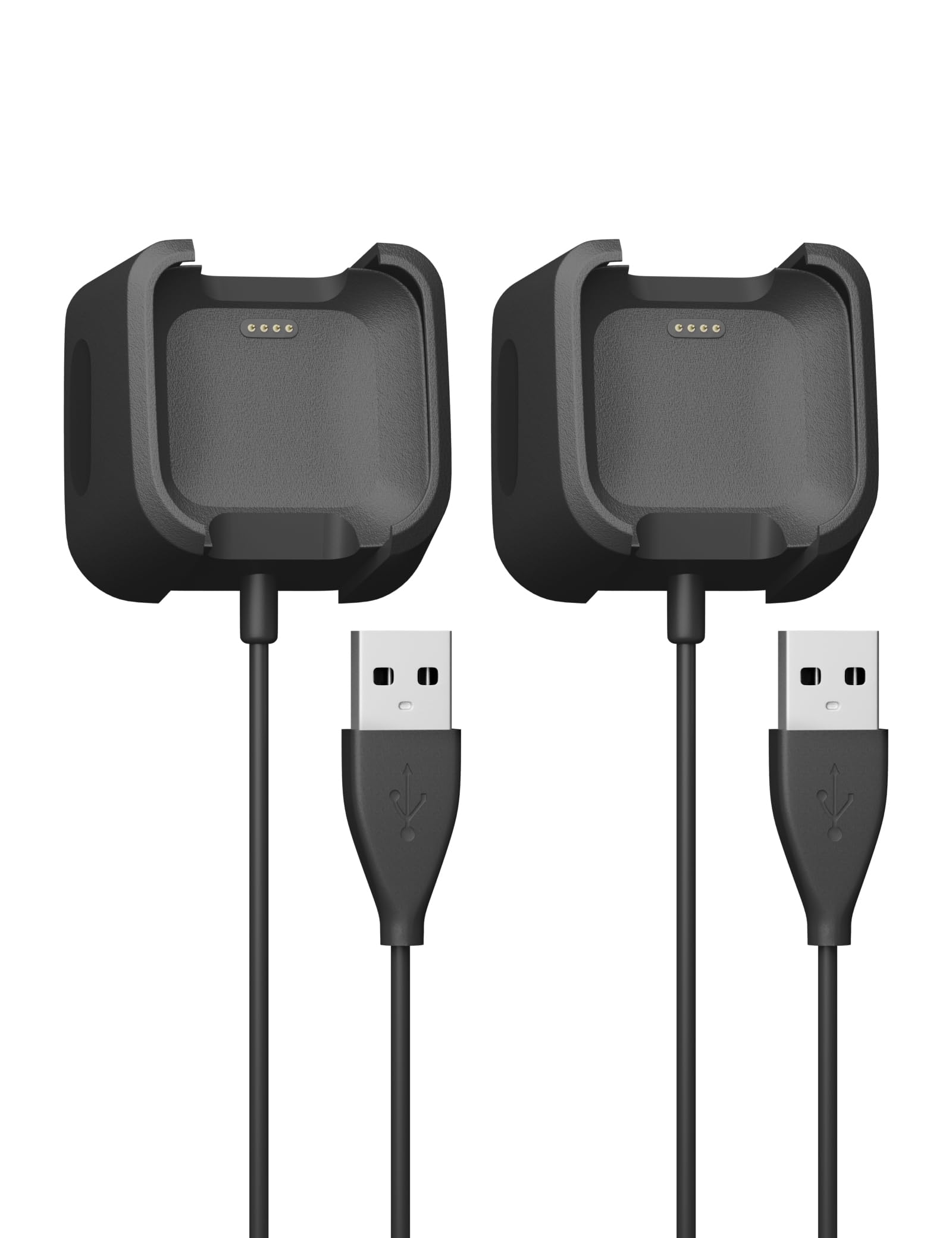 Sinoacc Charger for Fitbit Versa 1/ Versa Lite/Versa SE Replacement Charging Dock Cable for Versa, Versa SE, Versa Lite Smart Watch (3.3ft/1m) 2Pack