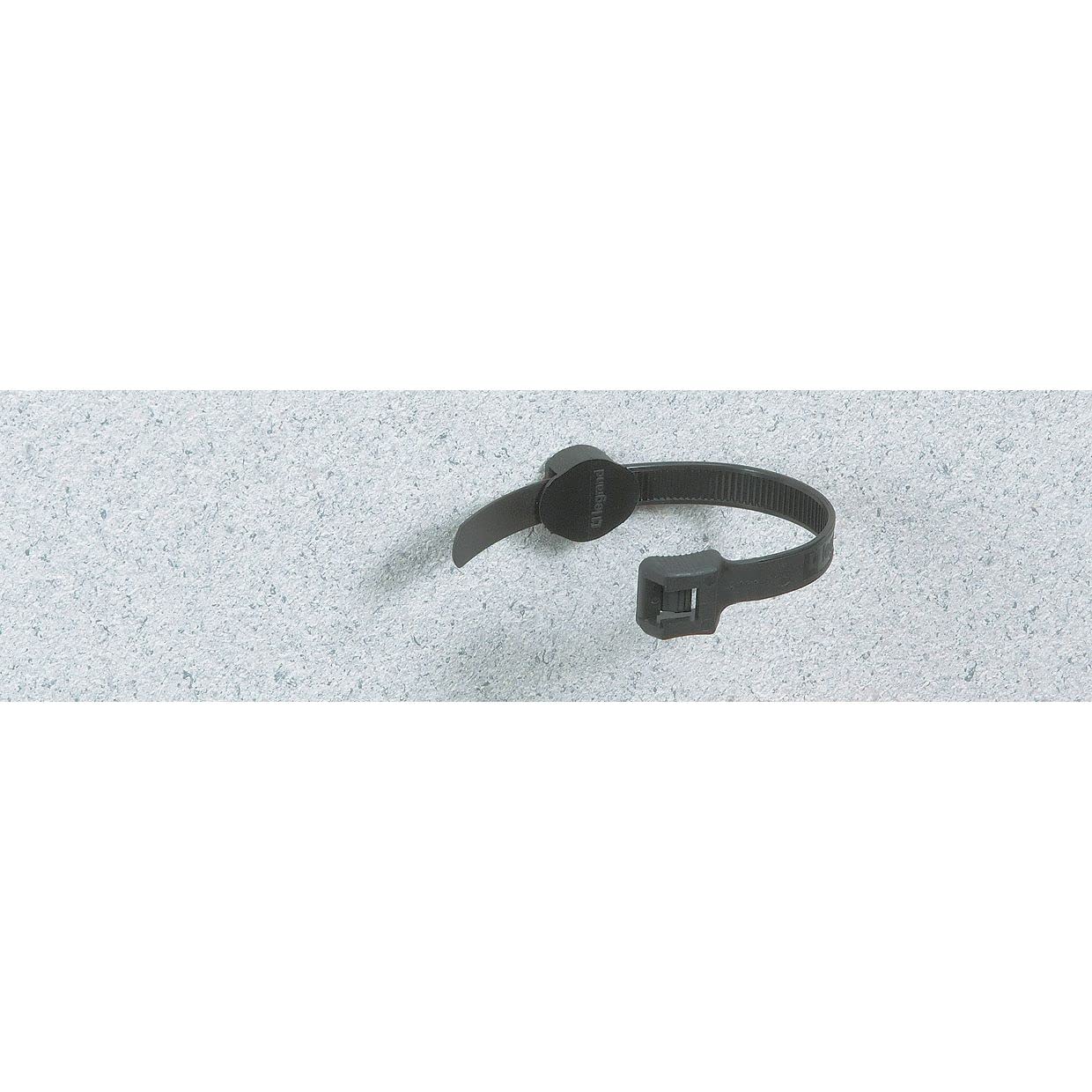 Legrand LEG98491 Pack of 10 Cable Tie Wall Plugs Indoor/Outdoor Black