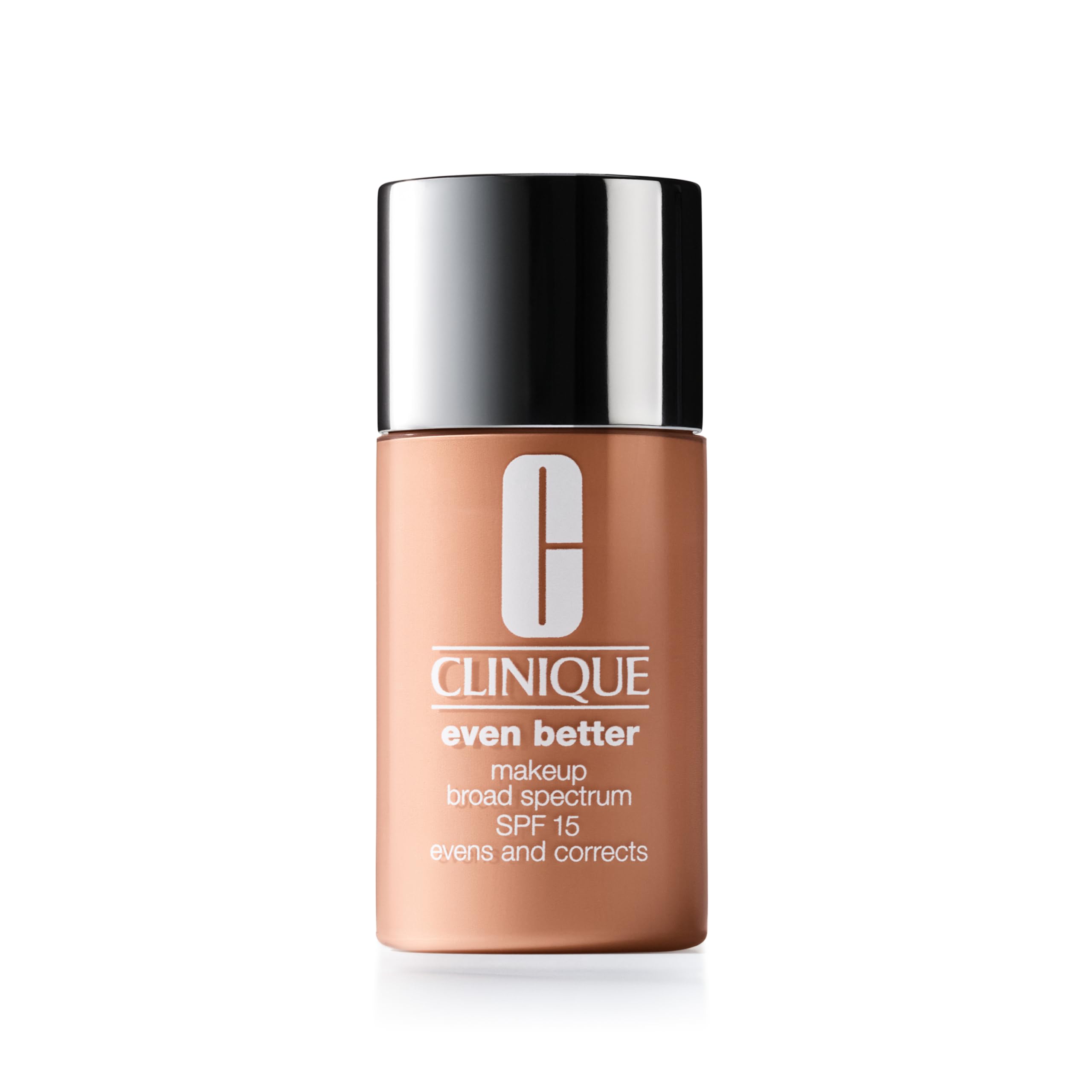Photo 1 of Clinique Even Better Makeup Foundation Broad Spectrum SPF 15 | Medium Coverage + Natural Finish | With Vitamin C | Evens Skin Tone + Reduces Dark Spots, Beige, 1 Fl Oz
