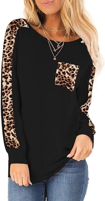 cute leopard tops