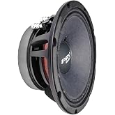PRV AUDIO 8 Inch Midrange Speaker 8MR600X, 600 Watts, 8 Ohm, 2 in Dual Layer Voice Coil, Pro Audio Speaker (Single)