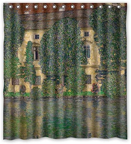MeiGi Width X Height / 72 X 72 Inches / W H 180 By 180 Cm Polyester Gustav Klimt Art Painting Bath Curtains Fabric Is Fit For Kids Boys Kids Couples Mother Kids. Home Fashion