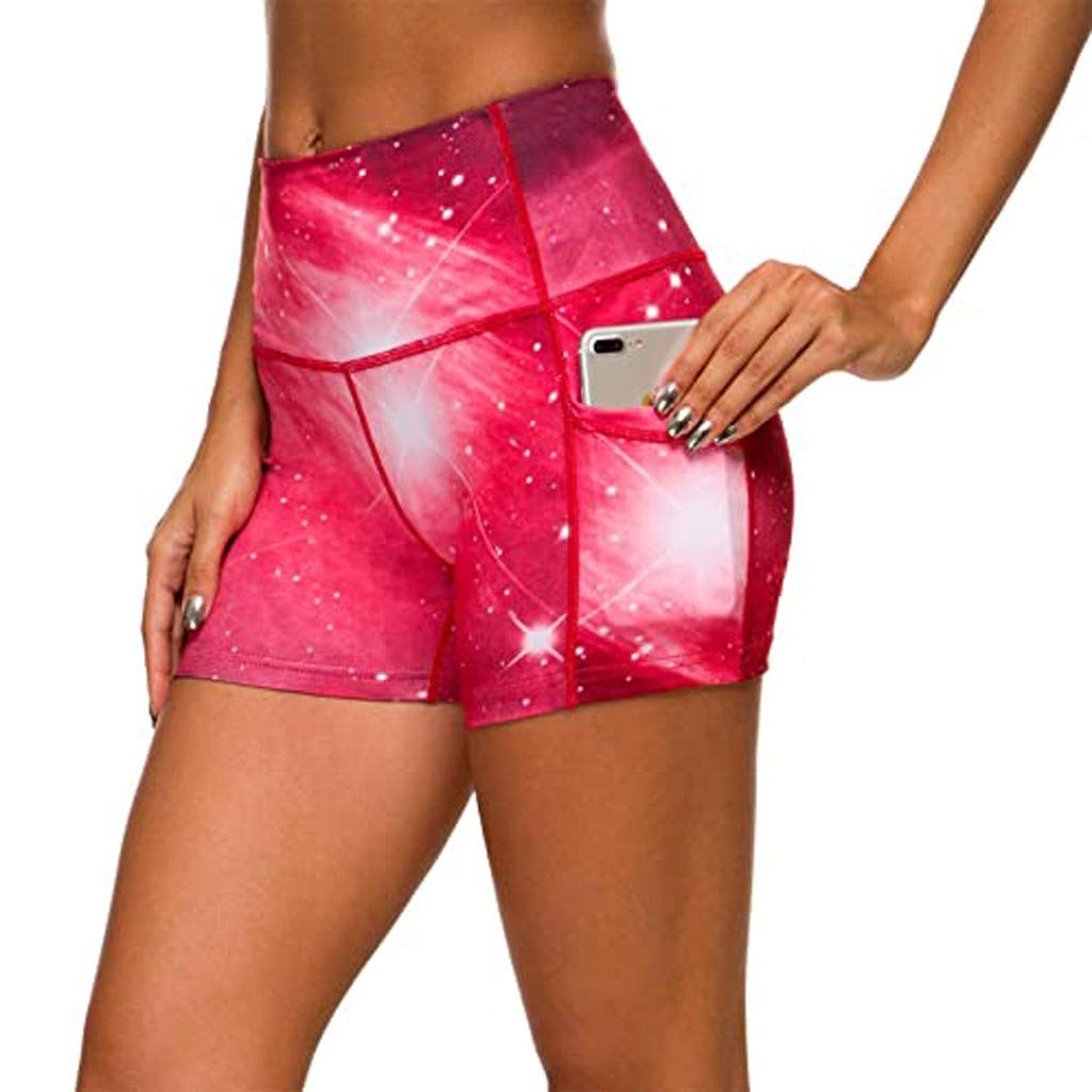 Yoga Pants for Women, Leewos 2020 New! Womens Workout Shorts Scrunch Booty Gym Yoga Pants Tie-dye Pockets Leggings(Green, S) : Beauty