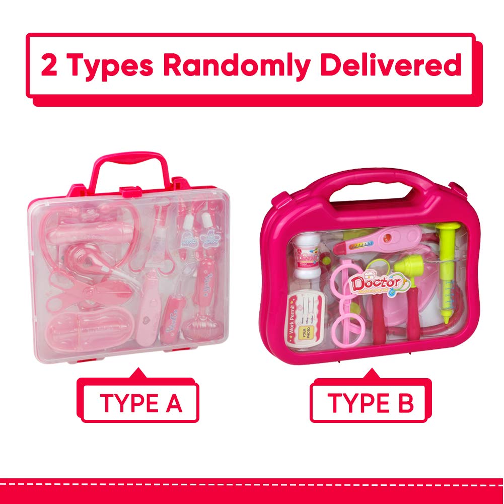 Valigetta del Dottore Kit Medico Gioco imitazione Regalo di Compleanno e Natale per Ragazzi e Ragazze 3+