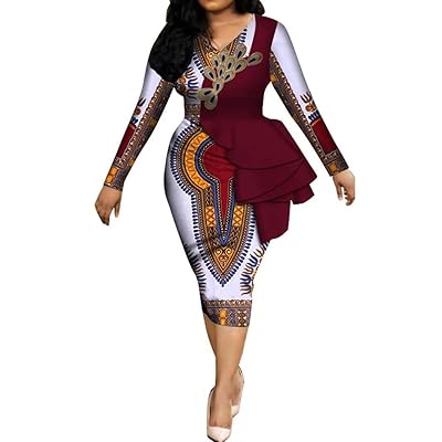 BintaRealWax Womens Long Sleeve African Dashiki Lebanon | Ubuy BintaRealWax Womens Long Sleeve African Dashiki Lebanon | Ubuy