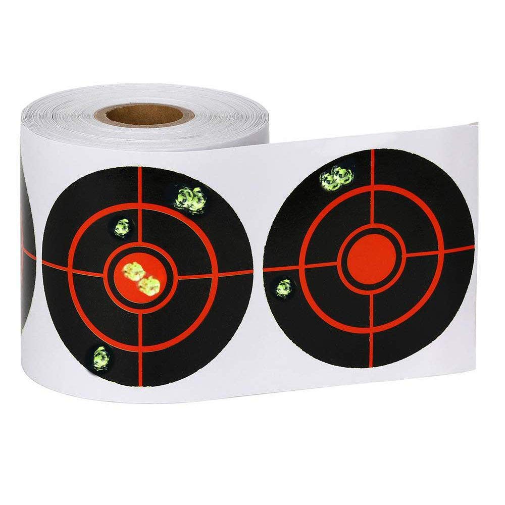 YJZ 250Pcs/Roll 3 inch Shooting Targets Stickers Adhesive Reactive Splatter Target Stick