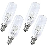 4 Pcs SB02300264 40W Light Bulb E12 for Broan Range Hood, Compatible with PM250-A, PM250-B, PM390, PM390-HS, PM390S, PM390WW, RM50000, RM503001, RM503004, RM503023, RM503601, RM503604, RM503623
