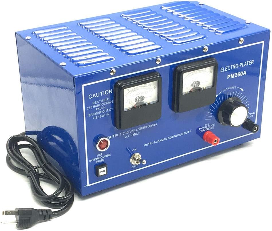 30A Platinum Silver Gold Plating Machine Jewelry Plater Electroplating Rectifier Ideal for Surface Treatments 110V USA Stock