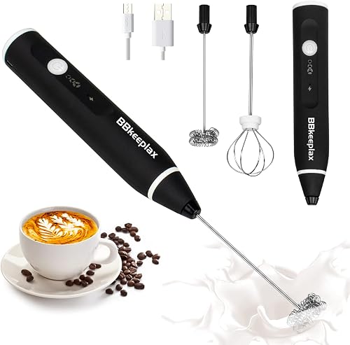 Milk Frother Handheld Foam Maker USB 