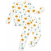 moimoln Sibling Matching 6M-8Y Holiday Prints Cotton Modal Snug Fit Pajamas Baby to Kids