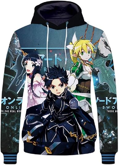 sword art online kirito hoodie