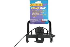 Valterra F02-3106BK Black Bulk EZ Coupler Valve Cap with Handle