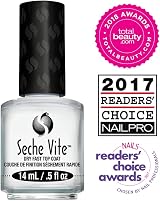Seche Vite Dry Fast Top Coat 0.5oz Boxed 2 Pack by Seche Nail Polish Finish view 2