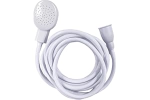 CaoXiong 16.40ft/5m Sink Spray Hose, Portable Shampoo Sprayer, Shower Head Spray Hose for Bathing Baby, Pets, Washing Hair, Rinsing Vegetables, Utility Sink