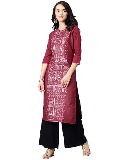 Women's Crepe a-line Kurta