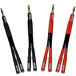 CNCESS CESS-142x4 Banana Plug Splitter 2-in 1-Out