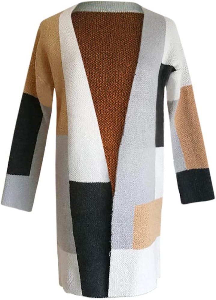 PXiong Women Winter Baggy Cardigan Coat Long Chunky Knitted Oversized