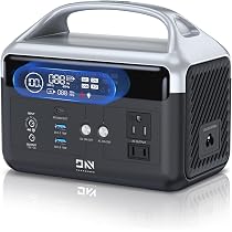 Amazon.com : Portable Power Station 300W, Mini Solar Generator for ...