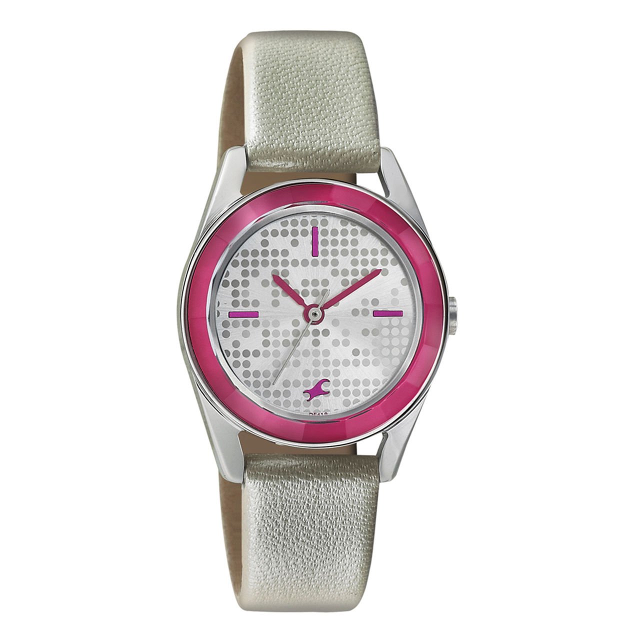 Fastrack Girls Leather Analog White Watch 6144SL01 Amazon.in Watches