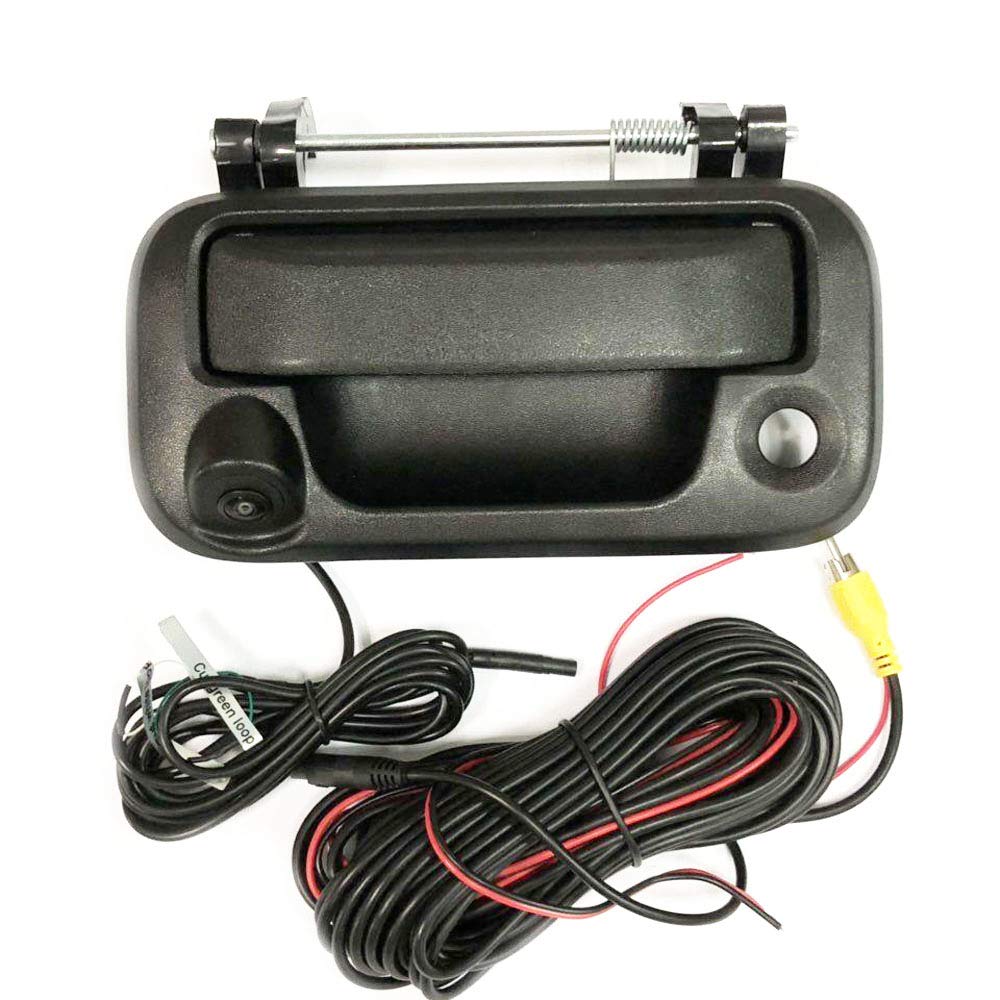 Dynavsal Trunk Handle Backup Camera, HD CCD Lens Waterproof Wide Angle Night Vision Parking Assistance Rear View Reverse Camera for Ford F150 F250 F350 F450 F550 2008~2014