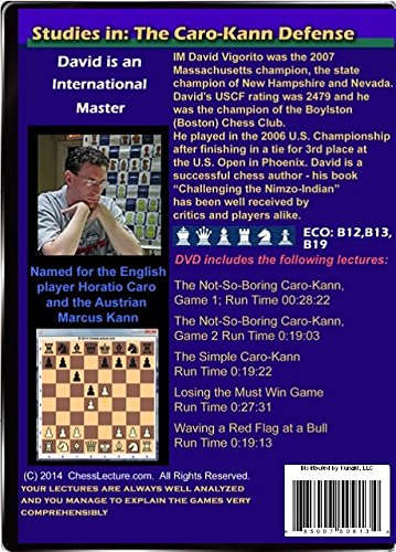 Studies in The Caro Kann Defense - Chess Lecture - Volume 101