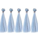 5pcs/lot 15x100cm Straight Arctic Blue Heat