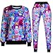Alaroo 3D Emoji Printed 100 Score Jogger Tracksuit Drawstring for Running M