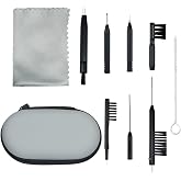 10 PCS Hearing Aid Cleaning Kits Hearing Amplifier Brush Tools Earbuds Headphones Airpods Cleaner Brush Kits with Case