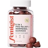 Femigist PMS Gummies, Menstrual Cramp Relief Supplement with Chasteberry for Women’s Hormone Balance, Period Pain Support, Natural PMS Aid for Mood Swings, Bloating, Cycle Comfort