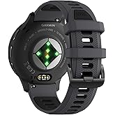 GEAK 22mm Watch Band Compatible for Garmin Venu 4 3 2 Watch Band 45mm, 22mm Quick Release Bicolor Design Silicone Replacement Band for Forerunner 265/255/Vivoactive 4/Venu 3 4 2 Watch Band Women Men