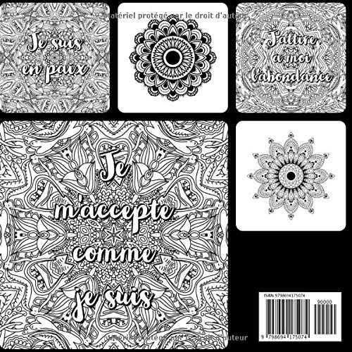 Je M Aime Mandalas A Colorier En Meditant Sur Des Affirmations Positives D Amour French Edition Zen Magalie Amazon Com Books