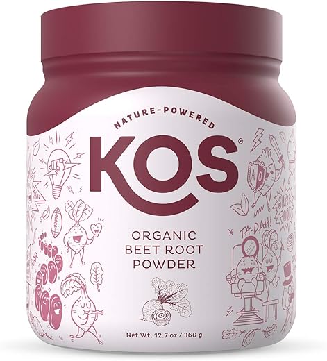 KOS Organic Beet Root Powder オーガニック ビーツ(ビートルート) パウダー 360g [海外直送品]