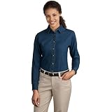Ladies Long Sleeve Value Denim Shirt 
