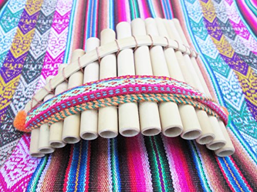 Artesanal Small Pan Flaute 13 Pipes From Peru Item in USA
